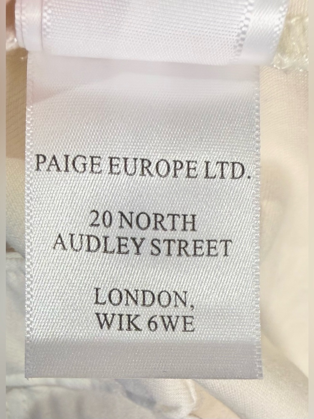 PAIGE Jaxsyn Tie Waist Cotton Blend Twill Mini Shirtdress in Quartz Sand Size 8 - Picture 13 of 14
